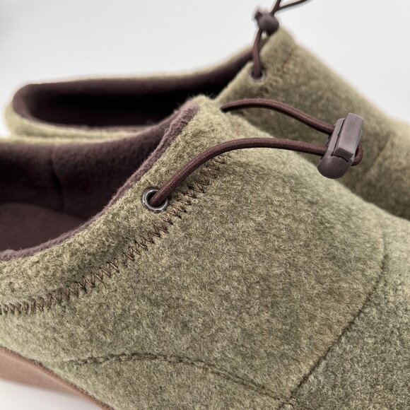 Easy Spirit Keebler2 Clogs Size 9M Dark Green Felt Upper Slip-On Walking Shoes - Picture 8 of 14